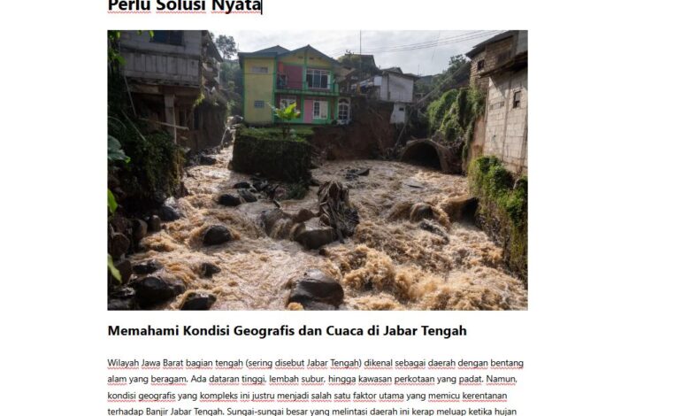 Banjir Jabar Tengah