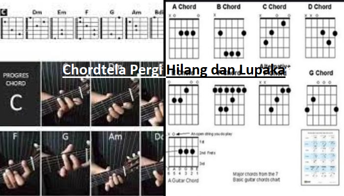Chordtela Pergi Hilang dan Lupakan