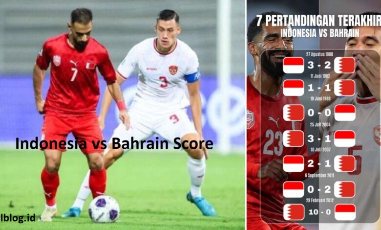 Indonesia vs Bahrain Score