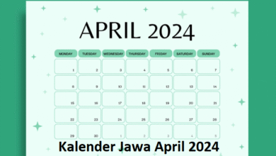 Kalender Jawa April 2024
