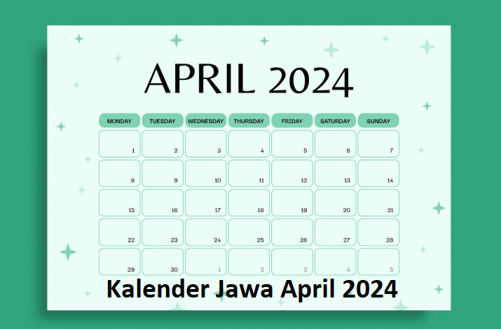 Kalender Jawa April 2024