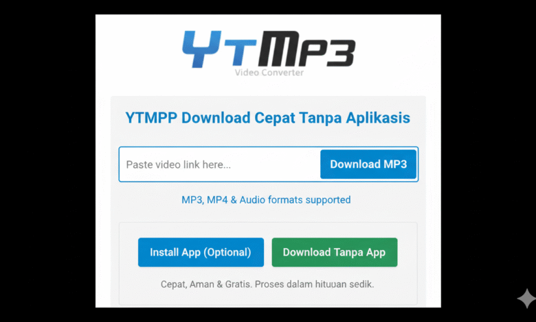 YTMP3 Download Cepat Tanpa Aplikasi