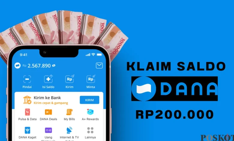 Klaim Saldo DANA Gratis