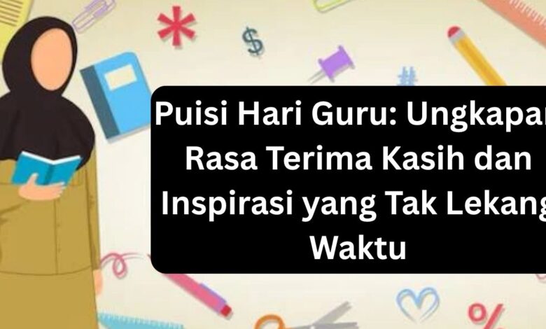 Puisi Hari Guru