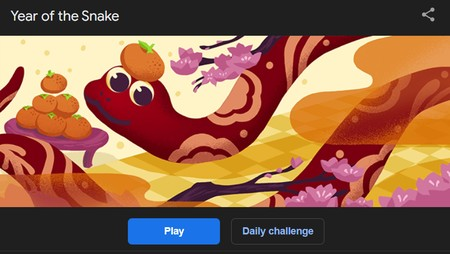 Game Google Bertemakan Tahun Ular